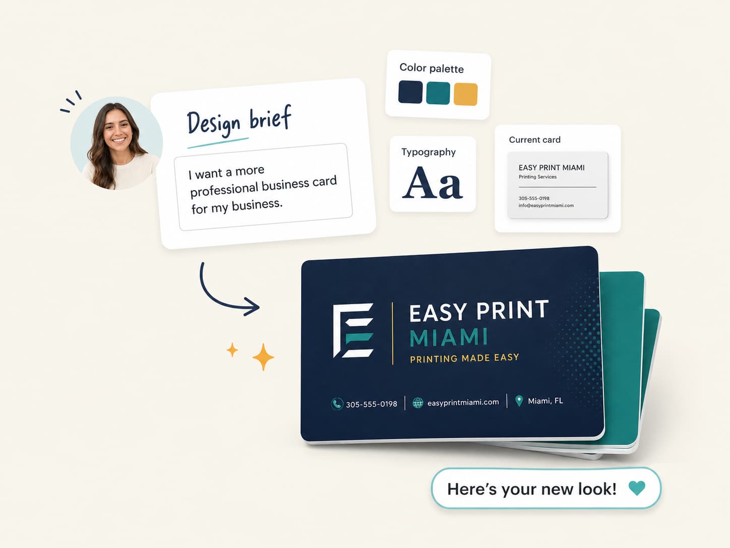 Design brief moving into a finished InstaKolor visual concept